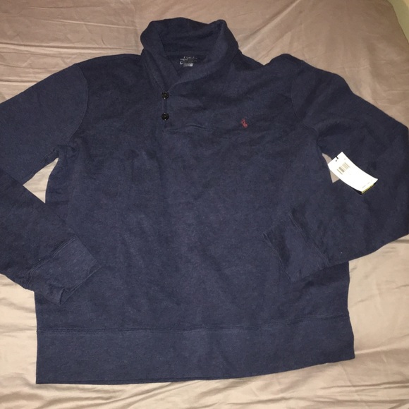 Men’s Polo Ralph Lauren Double Knit Jersey Sweater - Picture 2 of 6